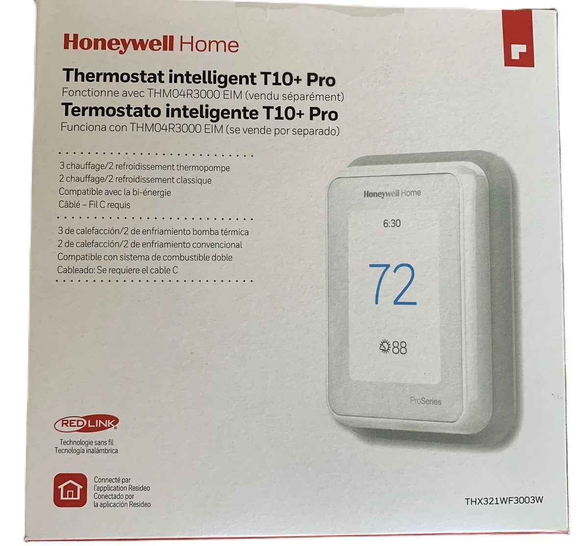 Honeywell Home-Resideo T10+ Pro Smart Thermostat Without Sensor