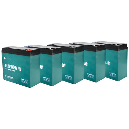 5 Pack 12V 20Ah Battery 6-DMF-20 Sealed Lead Acid Battery 6-DZM-20 for 60V 20Ah Mobility Scooter Electric Go Kart E Bike Motorcycle Golf Carts Electric Wheelchair ATV UTV Generator