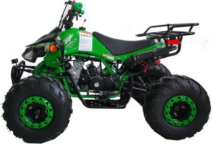 X-Pro Brand New 125cc Gas ATV, Automatic Transmission w/Reverse Remote Control Big 19"/18" Tires