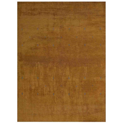 Rugsotic Carpets Handmade Rugs Hand Knotted Loom Rectangle 3'x5' Orange Wool for Indoor Use