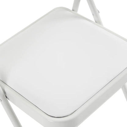 4 Pack Folding Chairs, Cushioned Padded Seat, Wedding Chairs with Metal Frame for Home, Office, Party Use, Light  Brown