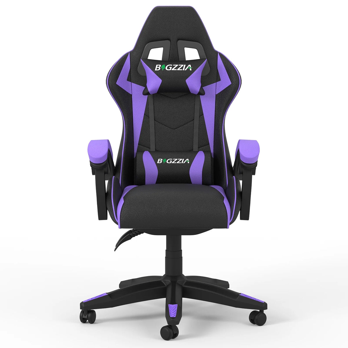 Bigzzia Gaming Chair with Footrest, Gaming Chair for Adult with Headrest and Lumbar Support,Red