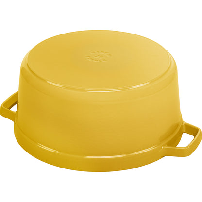 Staub Cast Iron 7-qt Round Cocotte - Grenadine