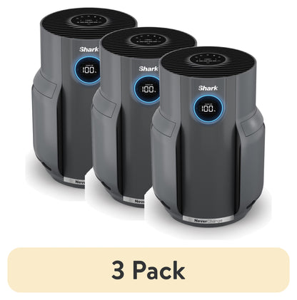Shark NeverChange Air Purifier, 5-Year HEPA Filter, 600sq. ft. Gray, HP150