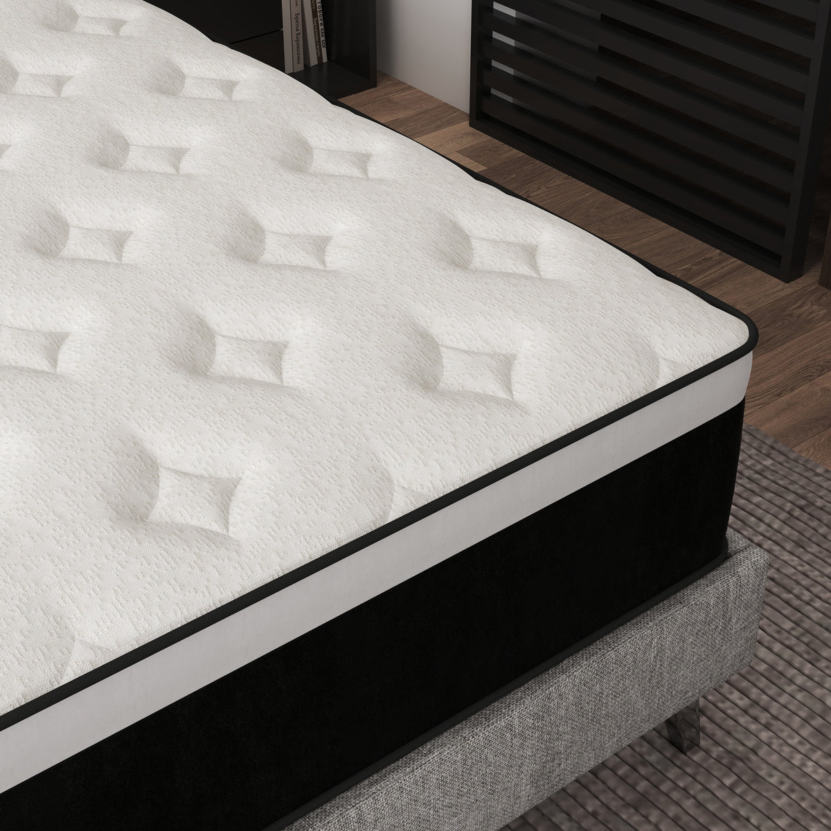 Mulinature 12 inch Full Mattress,Hybrid Mattresses Medium Firm in a Box
