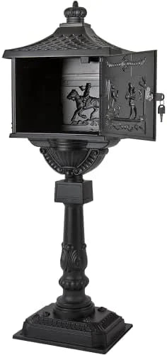 Mailbox Cast Aluminum Bronze Mail Box Postal Box Security Heavy Duty New