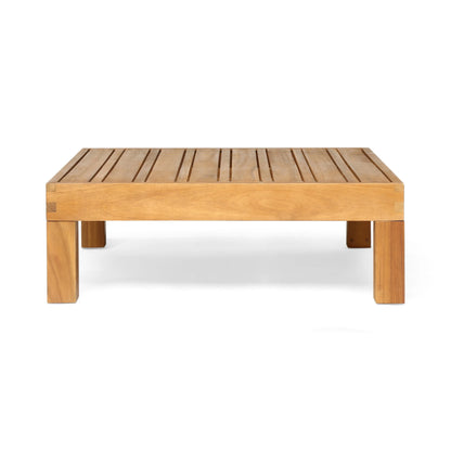 Kaena Acacia Wood Outdoor Coffee Table, Teak