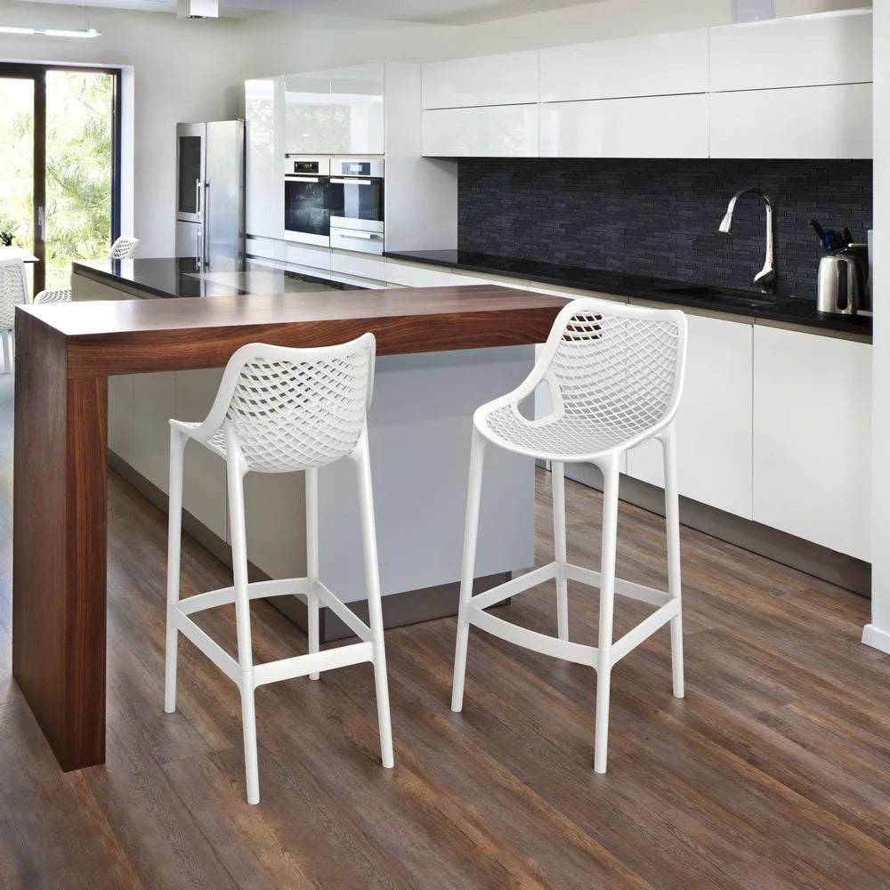 Compamia Air Patio Bar Stool in Black