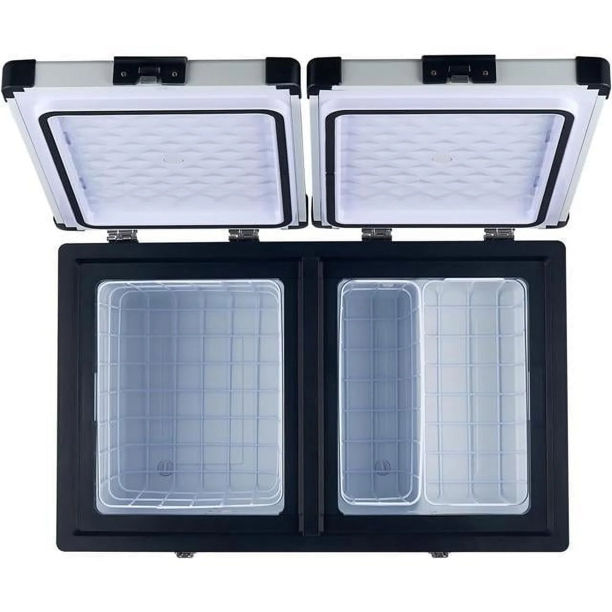 12V Car Fridge 50L 12/24V DC 110-240V AC Portable Freezer Compressor Cooler 0℉-50℉ 3-Year Warranty