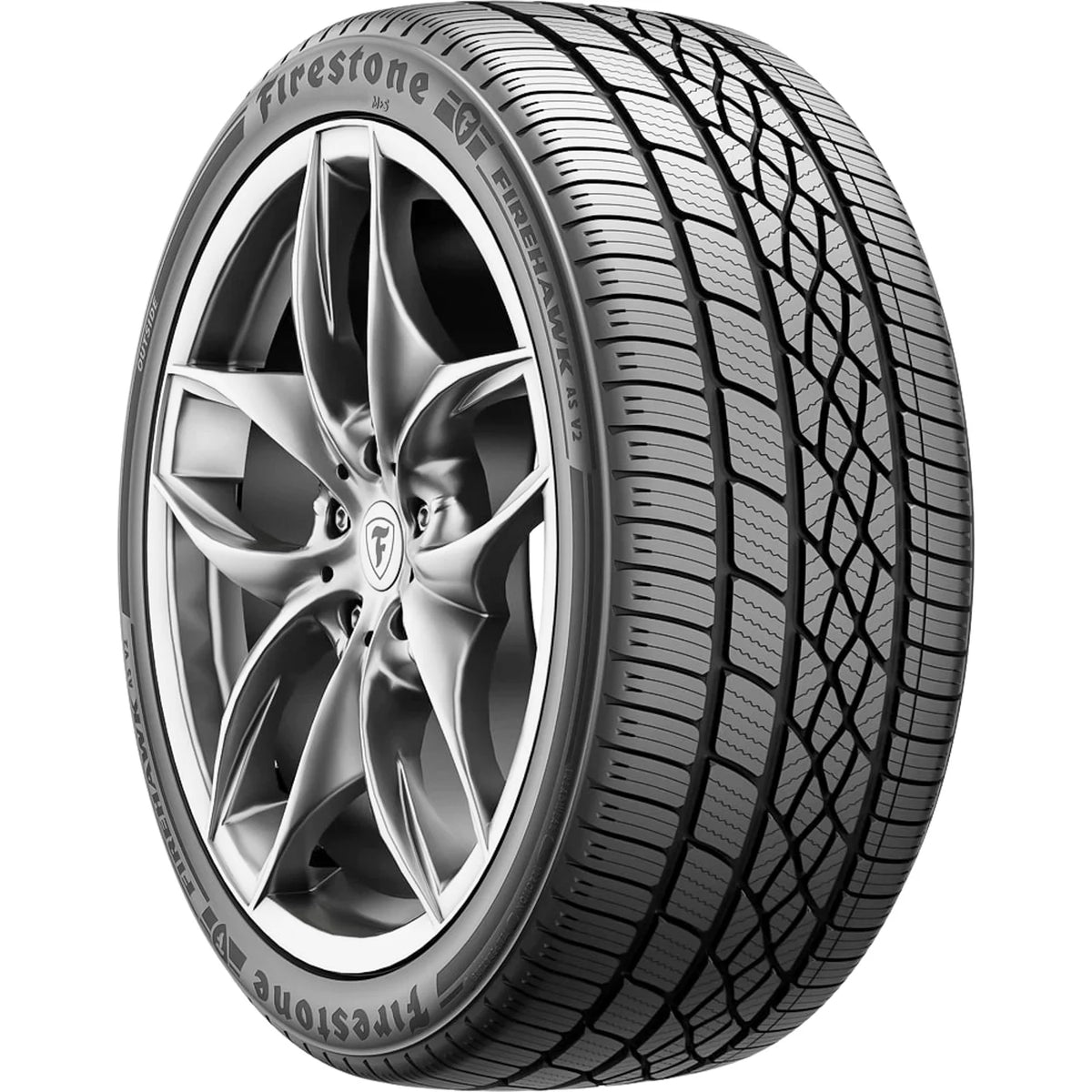 Firestone FireHawk A/S V2 All Season 235/40R19 96V XL Passenger Tire Fits: 2014-20 Ford Fusion Titanium, 2018 Honda Accord EX-L