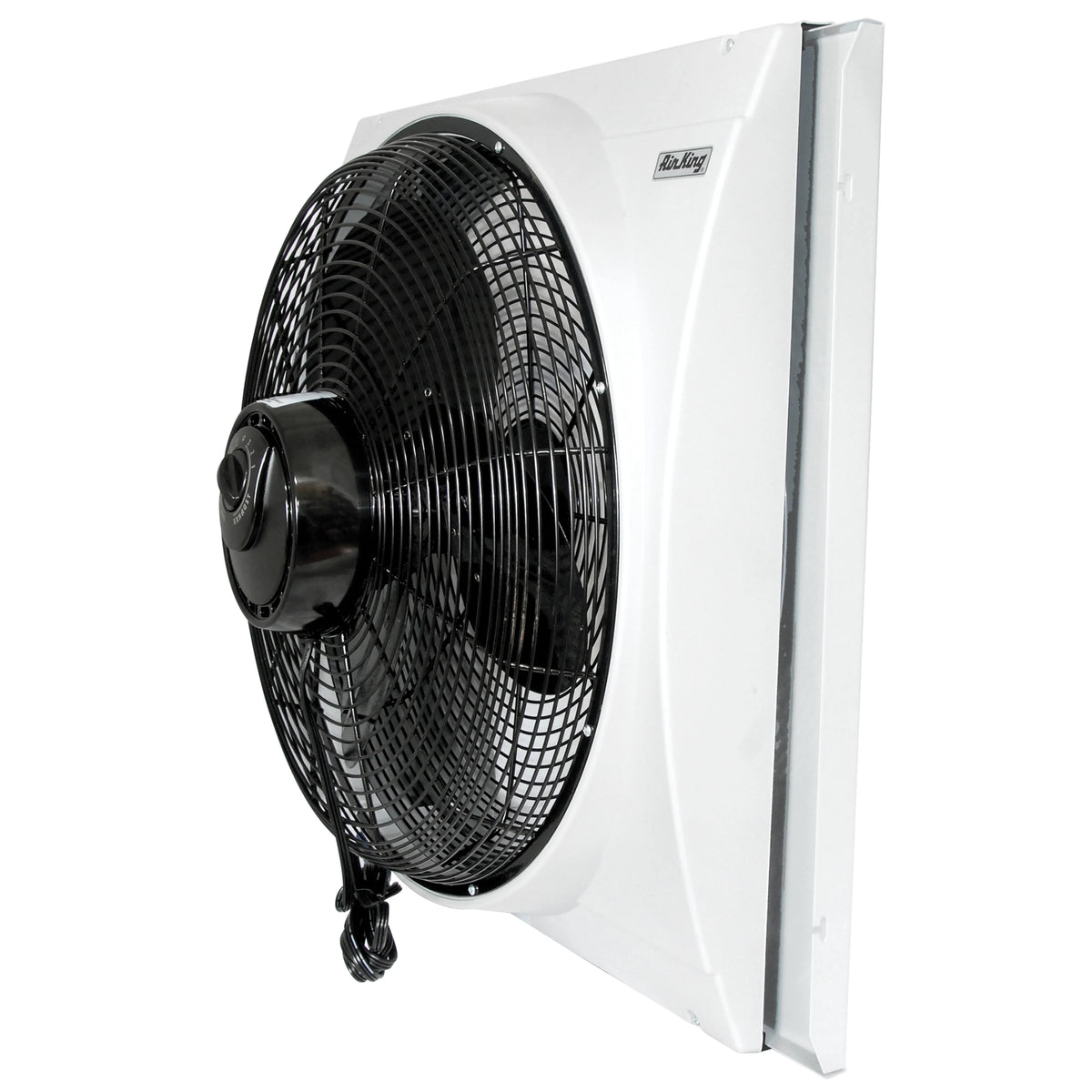 Air King 20" Electric Whole House 120V 3 Speed Window Exhaust Fan with Storm Guard, 9166, New