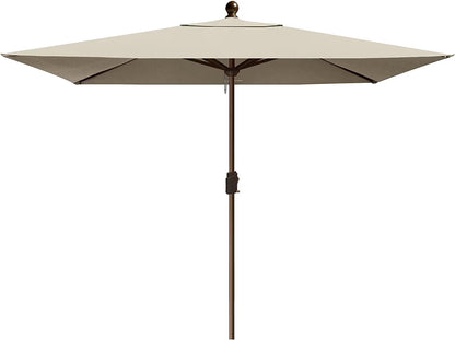 EliteShade Sunumbrella 6x6Ft Square Market Umbrella with Ventilation