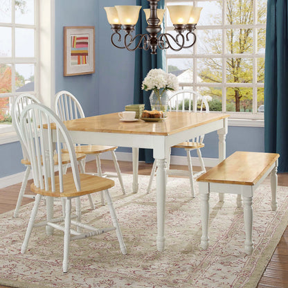 Better Homes and Gardens Autumn Lane Farmhouse Dining Table, Multiple Finishes
