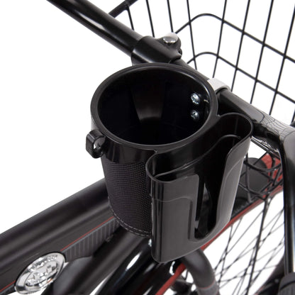 Huffy 26” Nel Lusso Men's Cruiser Bike, Matte Black