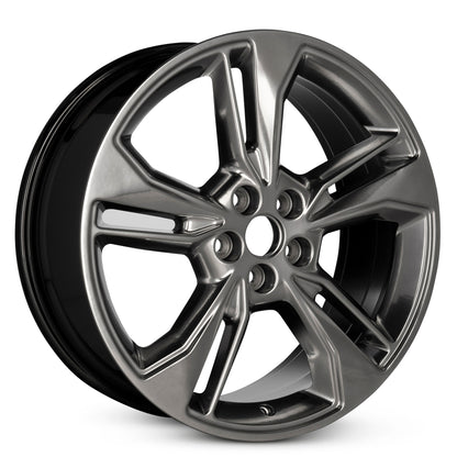 For 2017-2019 Ford Fusion 19 Inch Hyper Black Rim - OE Direct Replacement - Road Ready Car Wheel