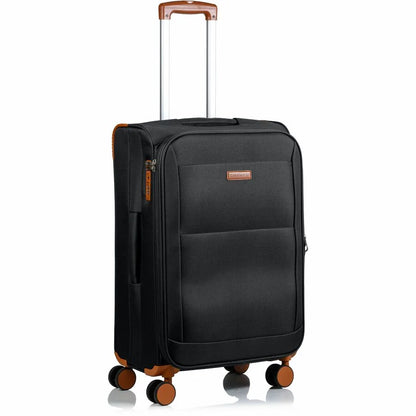 CHAMPS Classic Collection, 3-piece Softside Luggage set, Black