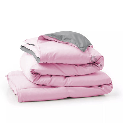 Bedding Comforter Cal King Size, Duvet Insert, Quilted Comforter with Corner Tabs, All Season Lightweight Quilt, Down Alternative Hotel Comforter Cal King Size 96X102 Baby Pink