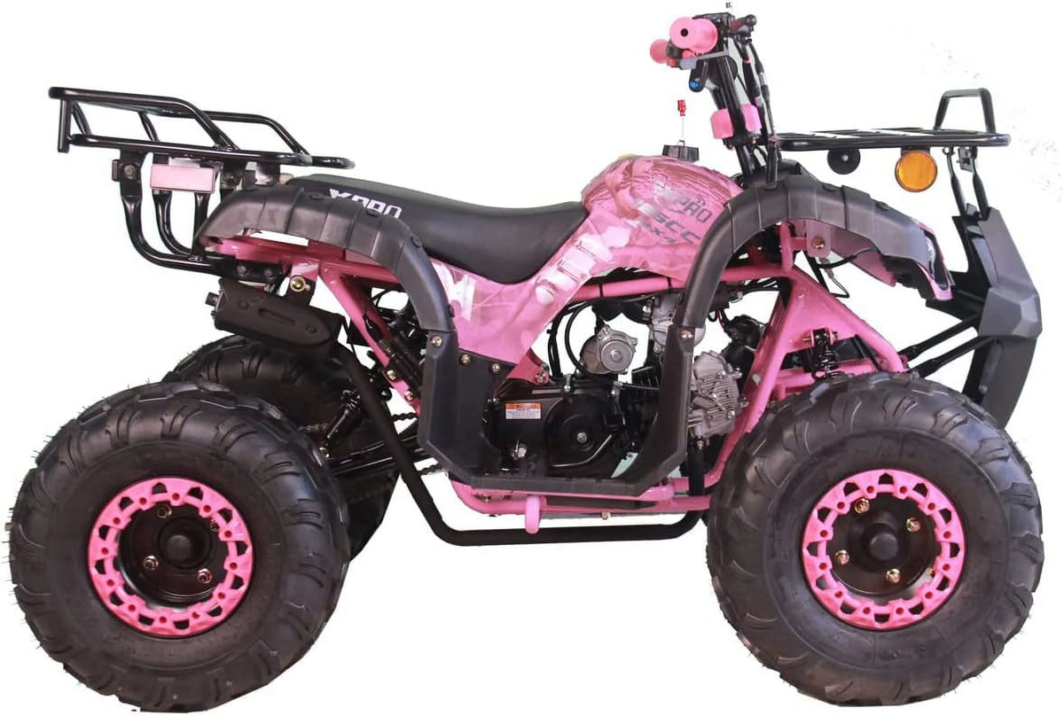 X-Pro Brand New 125cc Gas ATV, Automatic Transmission w/Reverse Remote Control Big 19"/18" Tires