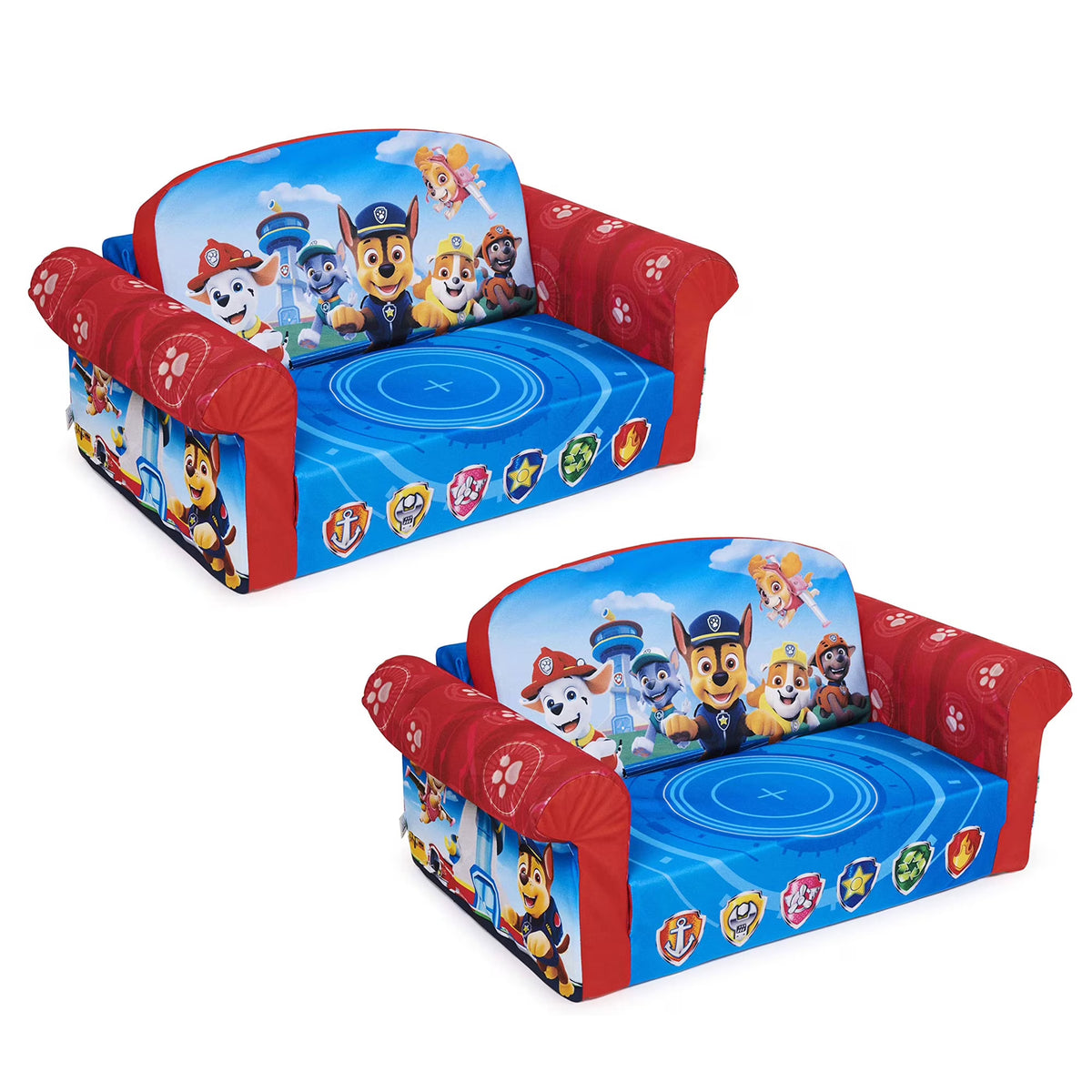 Marshmallow Furniture 2 Pack 2-in-1 Flip Open Foam Sofa Bed, Toy Story 4