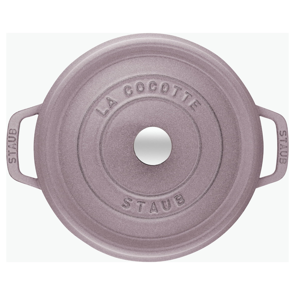 Staub Cast Iron 7-qt Round Cocotte - Grenadine