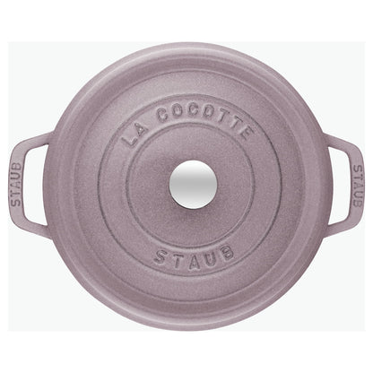 Staub Cast Iron 7-qt Round Cocotte - Grenadine