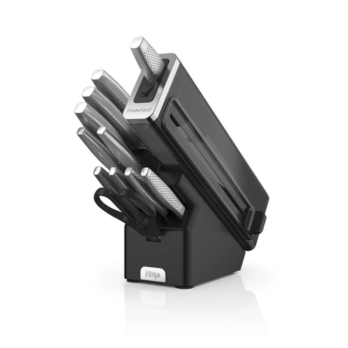 Ninja NeverDull Essential 12-Piece Stainless Steel Knife Set with Built-in Sharpener, K22012