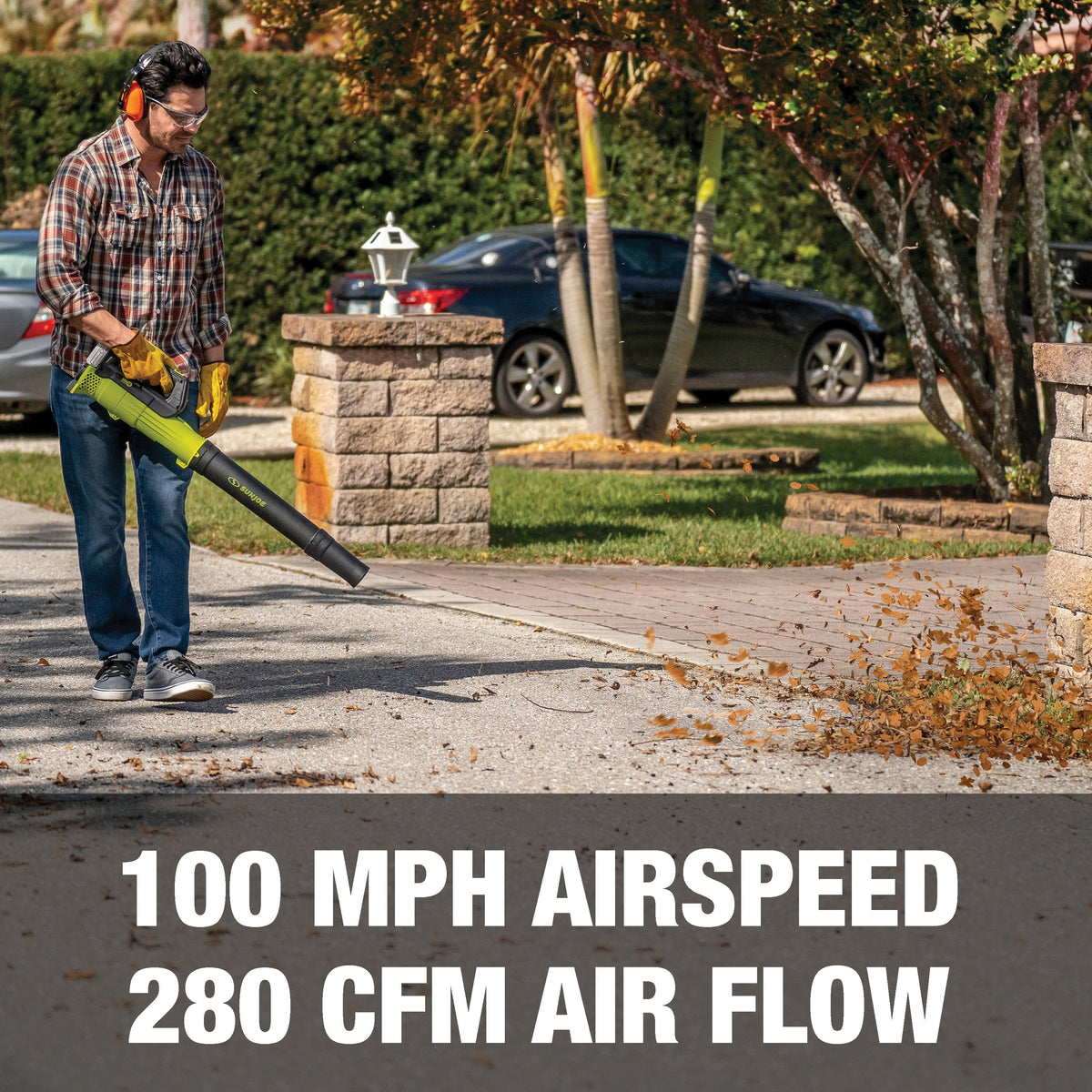 Sun Joe 24V Cordless Garden Combo Kit W/ Leaf Blower, Grass Trimmer, & Hedge Trimmer, 2 x 2.0-Ah Batteries + Charger