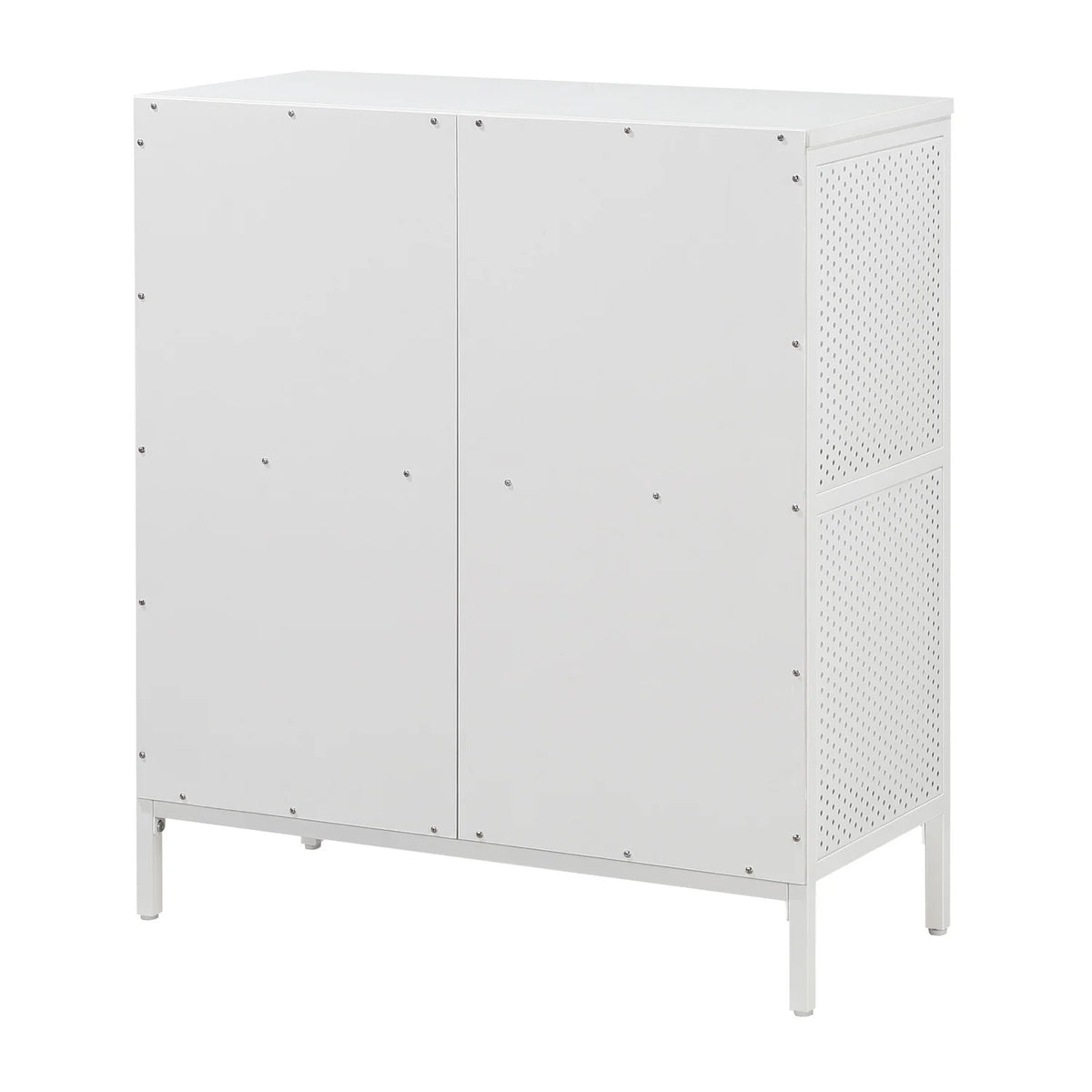 OSP Home Furnishings Ace 4 Cube Storage/Bookcase Engineered Wood in River Oak Finish