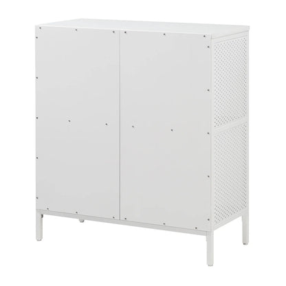 OSP Home Furnishings Ace 4 Cube Storage/Bookcase Engineered Wood in River Oak Finish