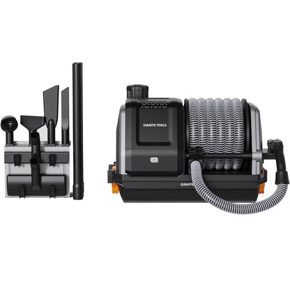 Giraffe Tools Wet Dry Vacuum Cleaner with 30FT Retractable Hose--Remote Control
