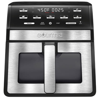 Gourmia 8-Quart Digital Air Fryer with Window & Light