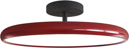 KCO Lighting Vintage Green Ceiling Light Contemporary Black Metal Flush Mount Mid Century Modern Entryway Semi Flush Mount LED Hallway Light Fixture