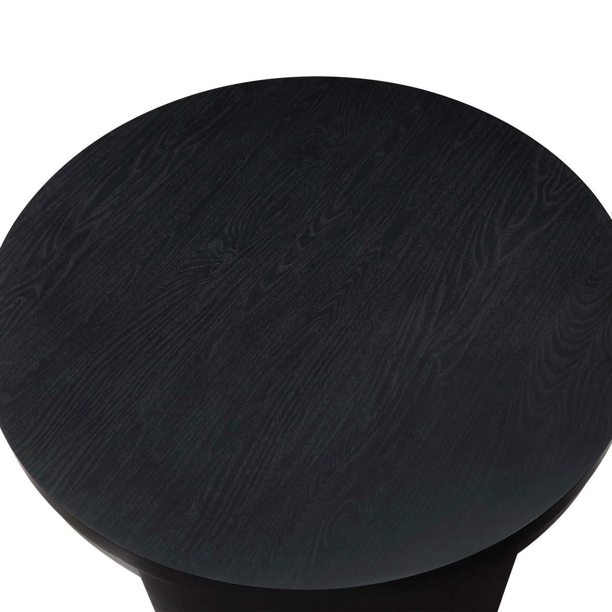 Beautiful Mod Round Coffee Table by Drew Barrymore, Warm Honey Finish