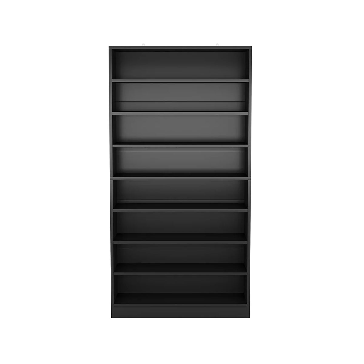 Hommoo Modern Wood Freestanding Shoe Cabinet, 8 Tiers 40-45 Pairs Shoe Storage Rack Organizer for Entryway, Gray