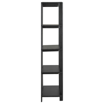 Christopher Knight Home 4-Tier Open Bookcase, 70.2" Solid Acacia Wood Modern Display Bookshelf, Ebonized Finish