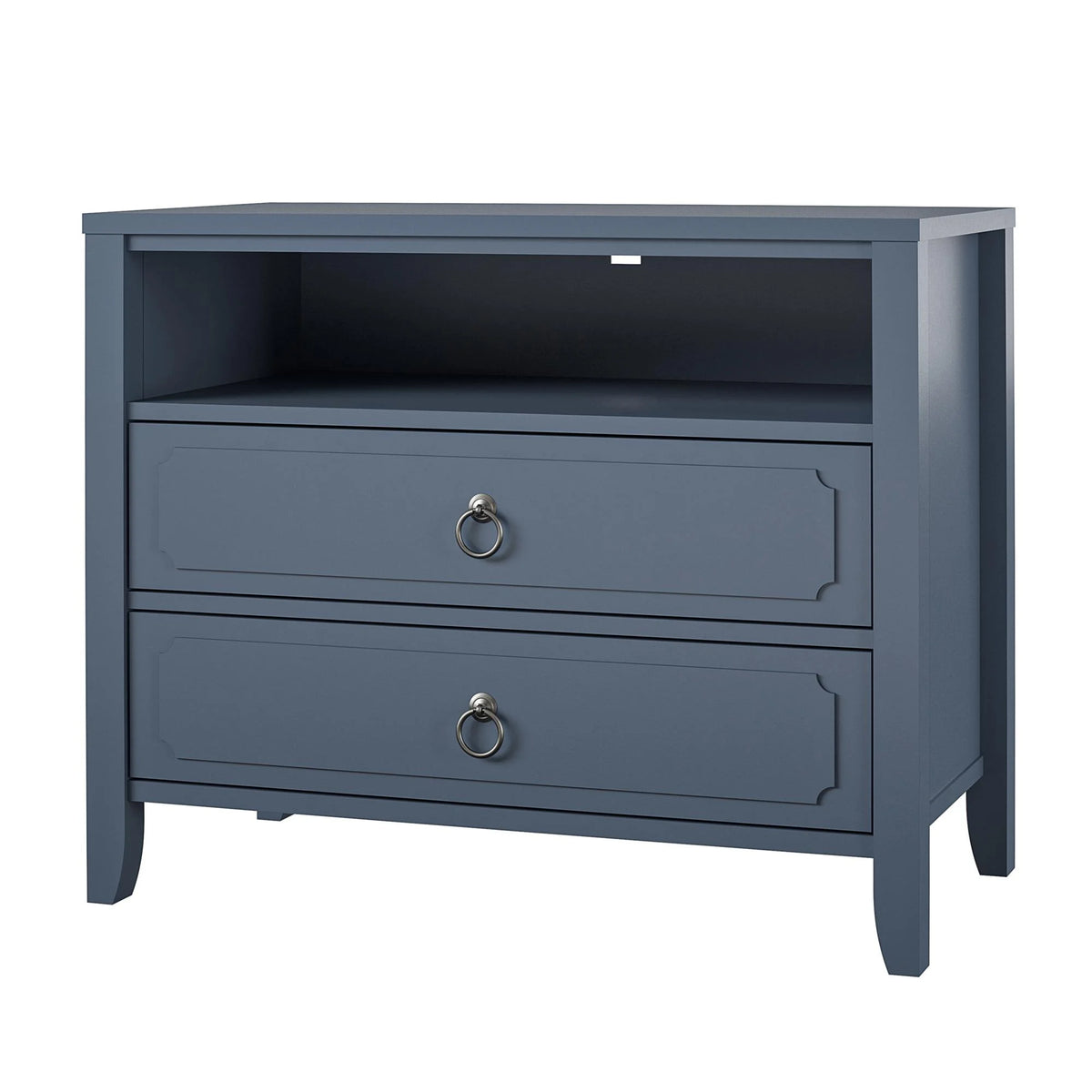 Her Majesty 2 Drawer Nightstand, Mustard Yellow