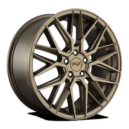 Niche 1PC Aluminum Rim M191 GAMMA 19X8.5in Matte Bronze Finish, M191198565+35