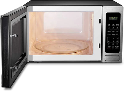 BLACK+DECKER 1.4 cu ft Countertop Microwave Ovens in Stainless Steel