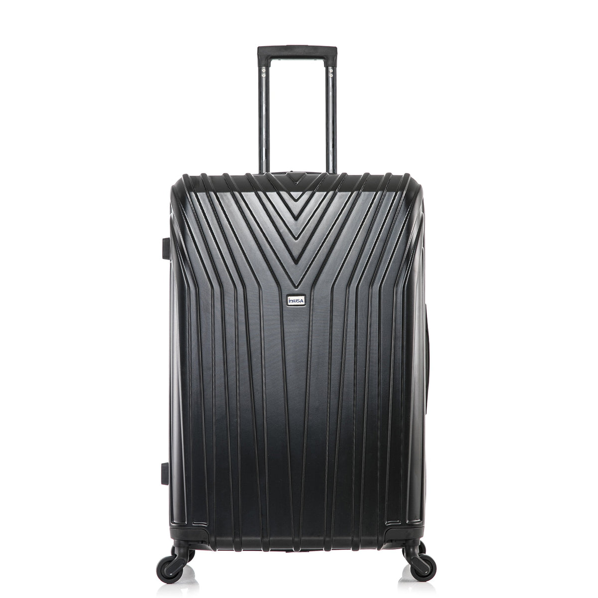 InUSA Vasty 28" Hardside Lightweight Luggage with Spinner Wheels, Handle, and Trolley, Gray