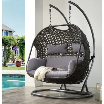 2025 Patio wicker swing chair