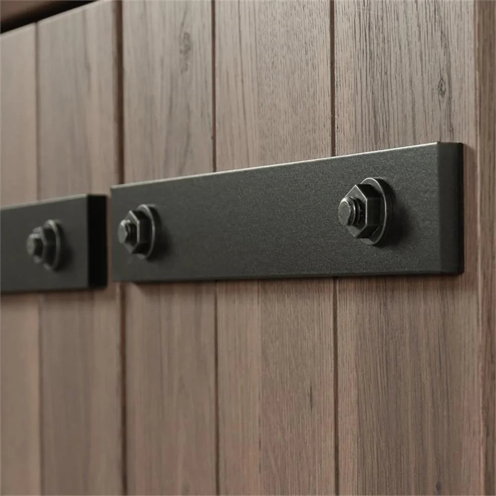 Pemberly Row Farmhouse Engineered Wood 2-Door Narrow Storage Cabinet in Salt Oak