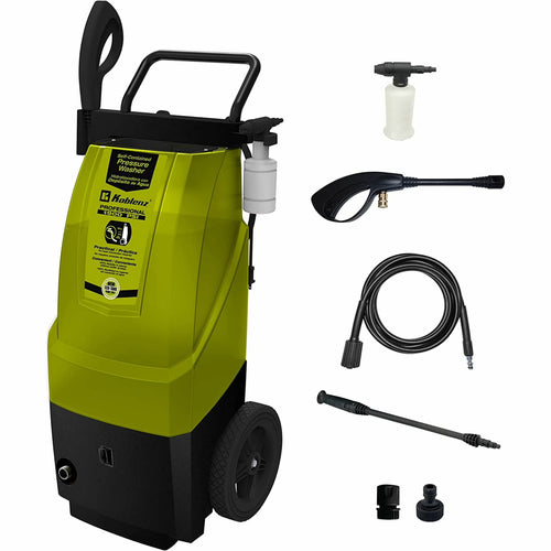 Koblenz Electric Pressure Washer With self contained water tank - Green