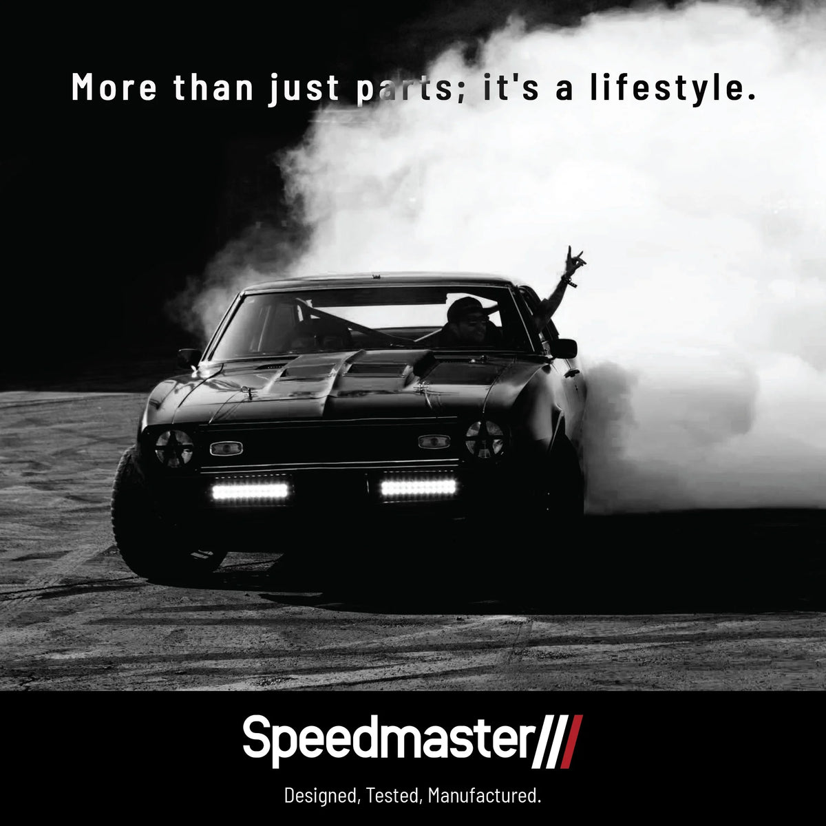 Speedmaster 1-147-018 Compatible with Chevy BBC 454 Oval Port LowRise Aluminum Intake Manifold [Black]