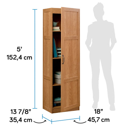 Sauder Select Storage Pantry, Highland Oak Finish