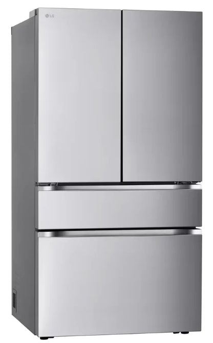 LG LF26C8210S 36 Inch  26 cu. ft. Counter-Depth, 4-Door French Door Refrigerator, Full-Convert Drawer, and Internal Ice and Water Dispenser, in Stainless Steel
