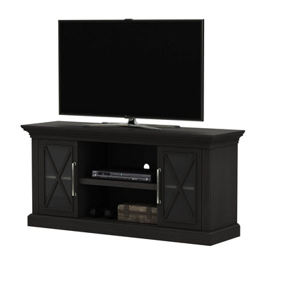 Bell'O Cottage Grove TV Stand for TVs up to 65 inches, Black