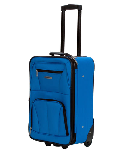 Rockland Luggage Journey 4 Piece Softside Expandable Luggage Set, F32
