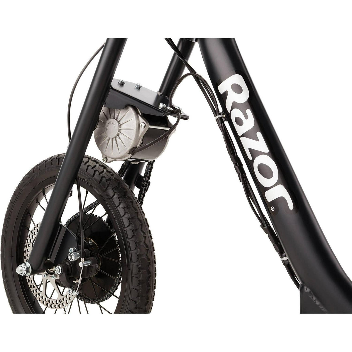 Razor DXT Electric Drift Trike- Black. 36V Powered Ride-On with Adjustable Seat and Variable Speed