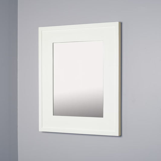 14x18 Contemporary White Mirrored Medicine Cabinet by Fox Hollow Furnishings