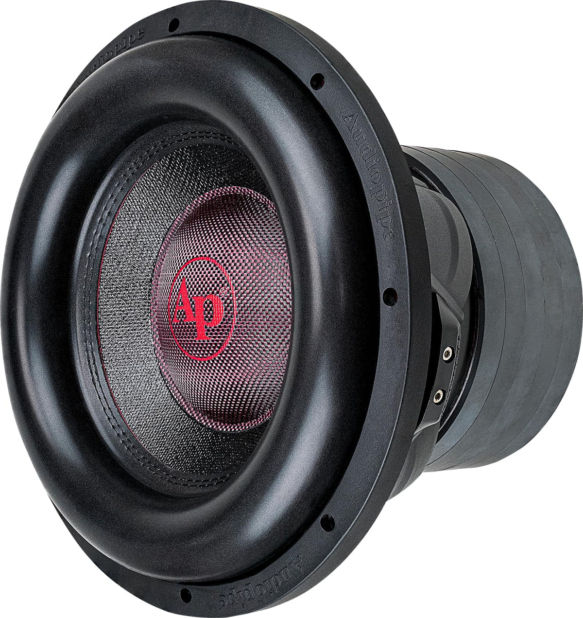 Audiopipe 1200W RMS Dual Car Subwoofer, Black, 12"
